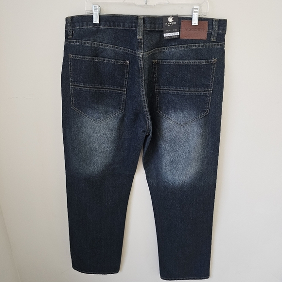 Men's Blue Jeans by M Society 38X30 - Picture 8 of 9